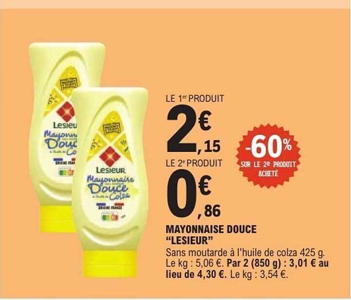 Lesieur Mayonnaise Douce