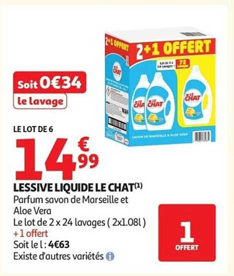 LESSIVE LIQUIDE LE CHAT