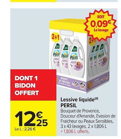 Lessive liquide PERSIL