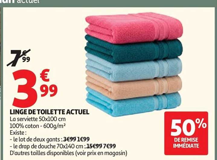 LINGE DE TOILETTE ACTUEL