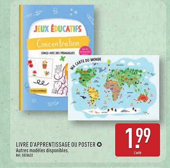 LIVRE D'APPRENTISSAGE OU POSTER