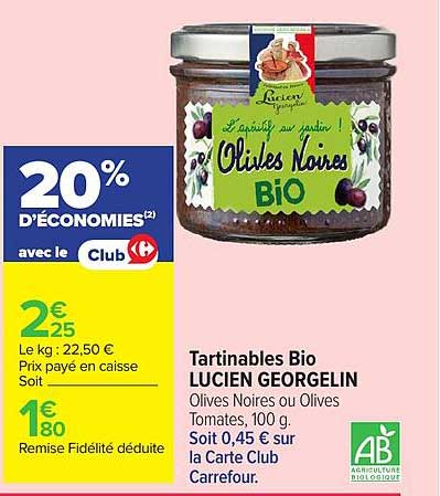 LUCIEN GEORGELIN Olives Noires BIO
