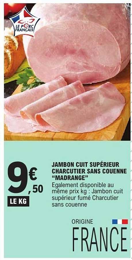 MADRANGE Jambon cuit supérieur