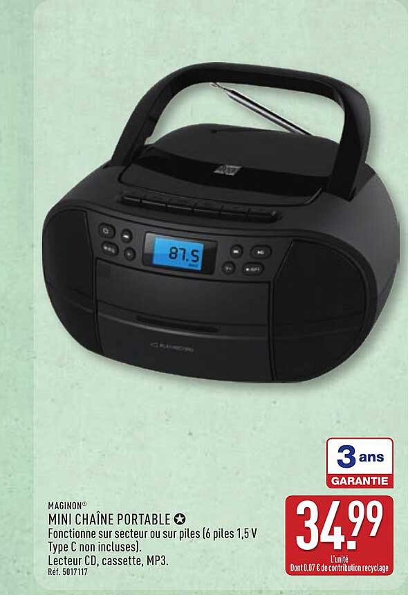 MAGINON MINI CHAÎNE PORTABLE