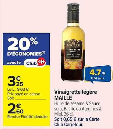 Maille Vinaigrette légère