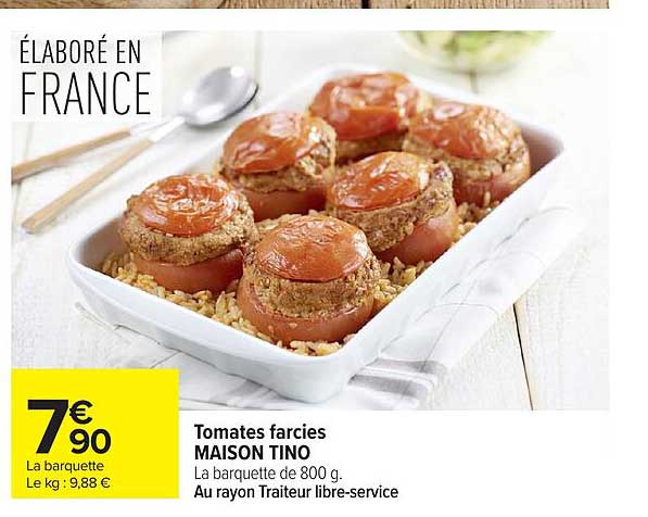 MAISON TINO Tomates farcies