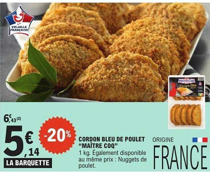 Maître Coq Cordon Bleu de Poulet