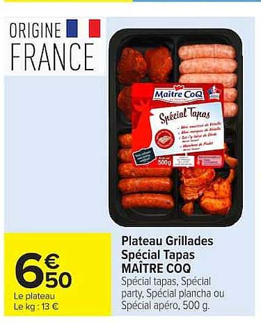 Maitre CoQ Spécial Tapas