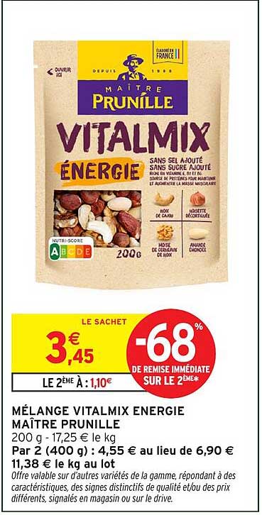 Maître Prunille VITALMIX ÉNERGIE