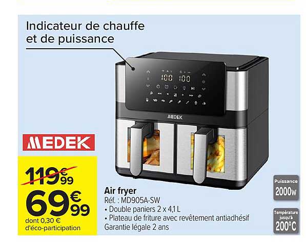 MEDEK Air fryer