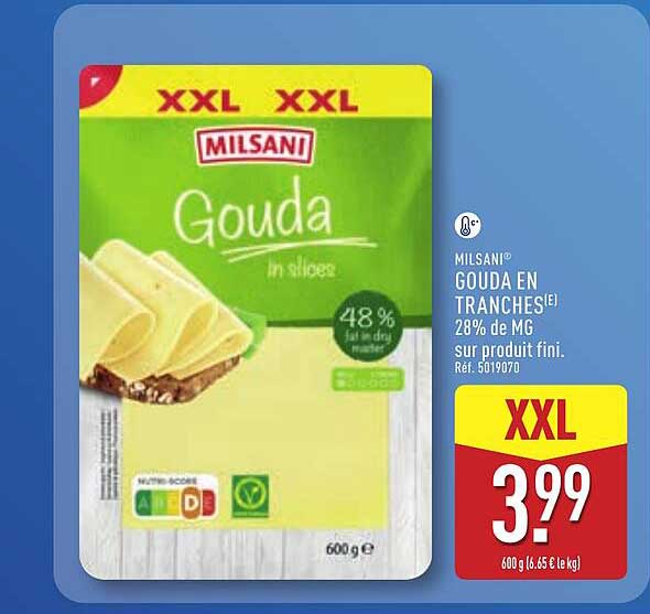 MILSANI Gouda en tranches