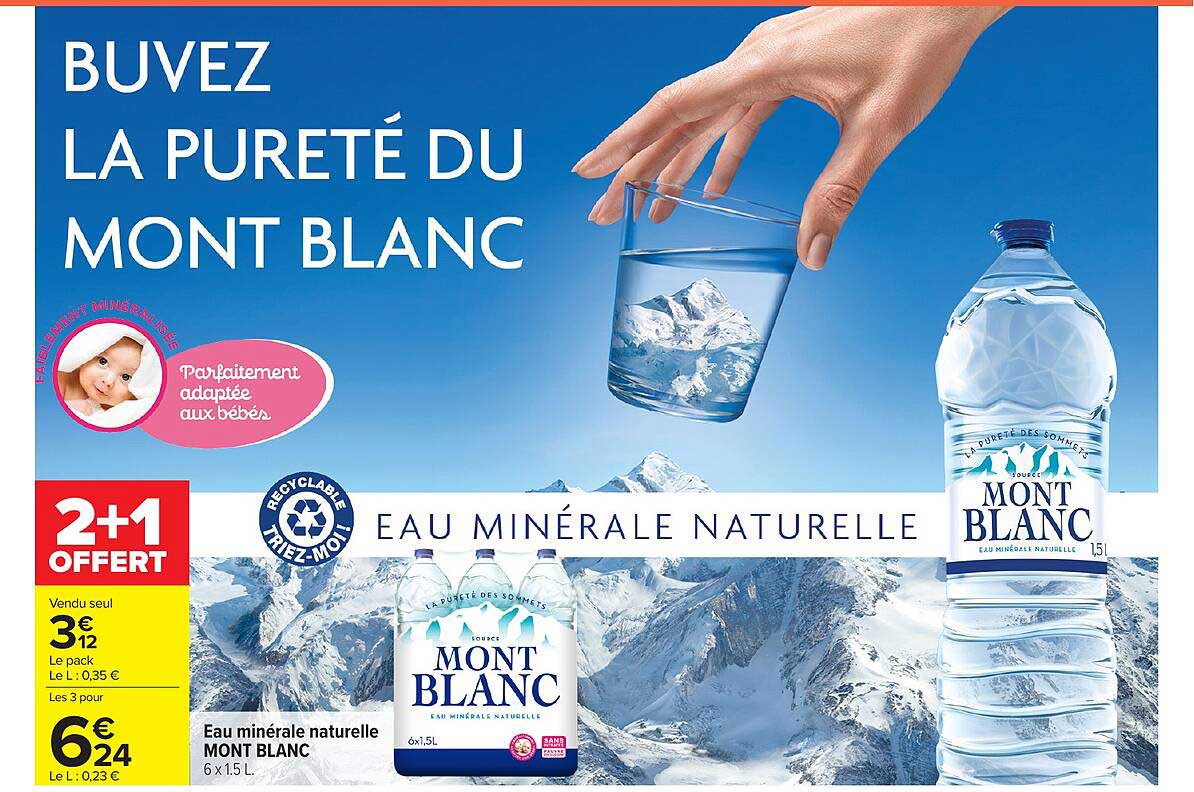 Mont Blanc Eau minérale naturelle