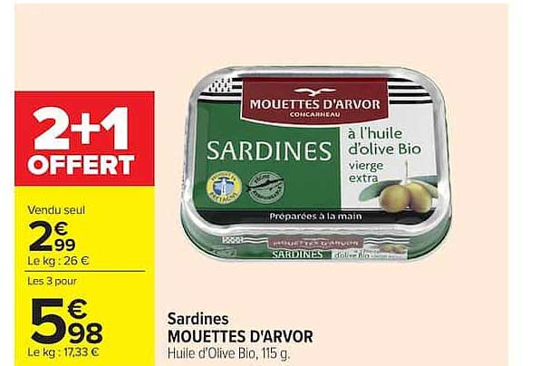 MOUETTES D'ARVOR SARDINES
