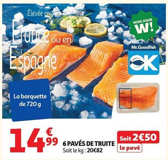 Mr.Goodfish OK PAVÉS DE TRUITE