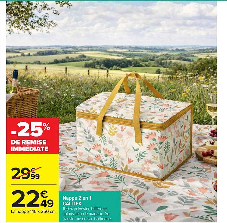 Nappe 2 en 1 CALITEX
