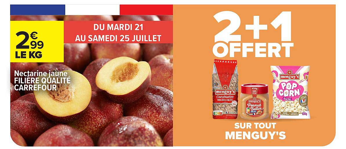 Nectarine jaune FILIERE QUALITE CARREFOUR