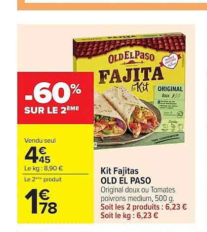 OLD EL PASO Kit Fajitas