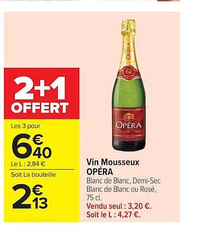 OPÉRA Vin Mousseux
