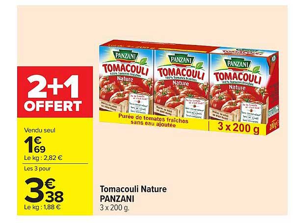 Panzani Tomacouli Nature