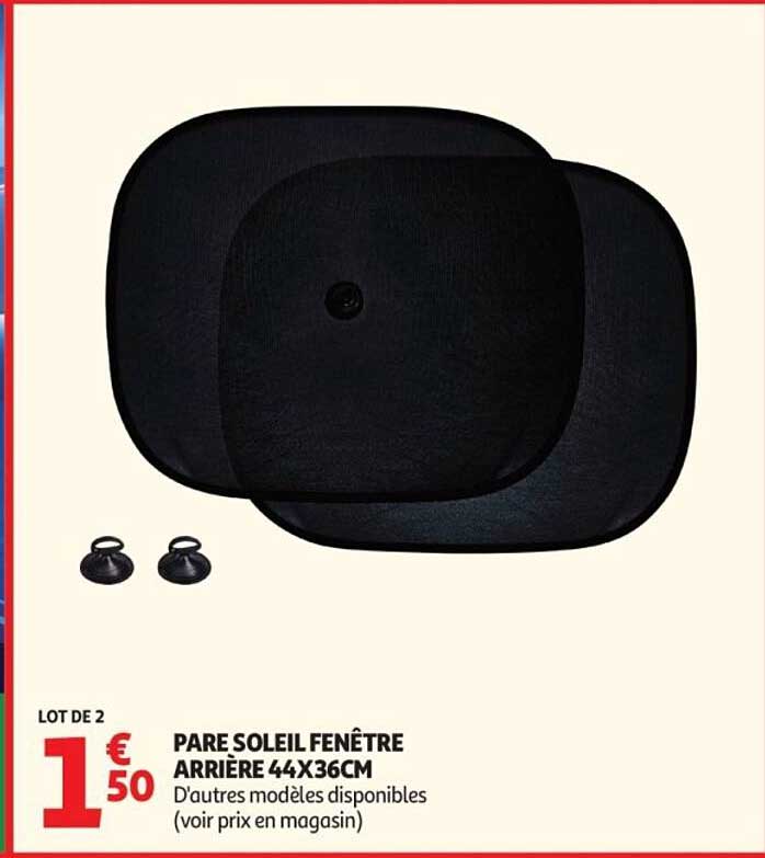 PARE SOLEIL FENÊTRE ARRIÈRE 44X36CM