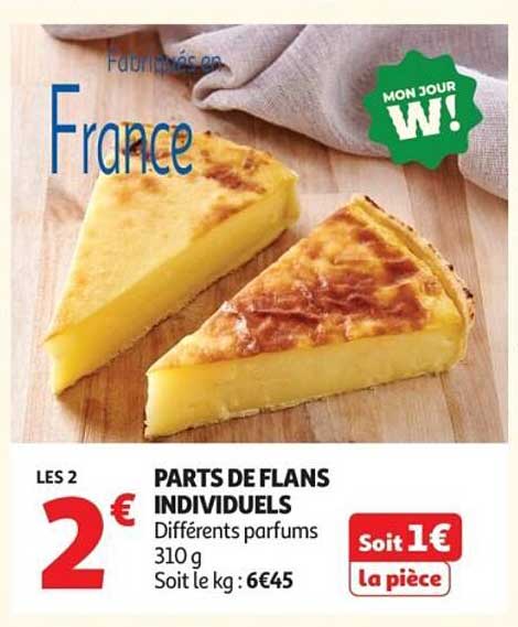PARTS DE FLANS INDIVIDUELS