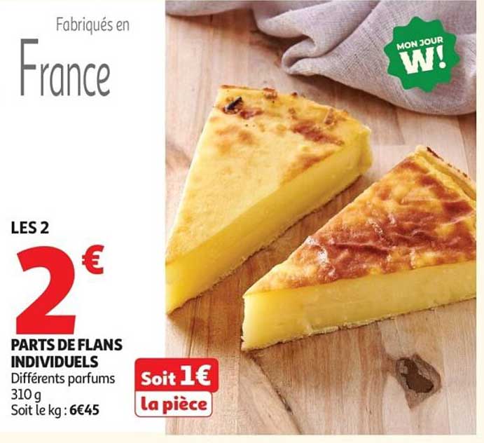 PARTS DE FLANS INDIVIDUELS