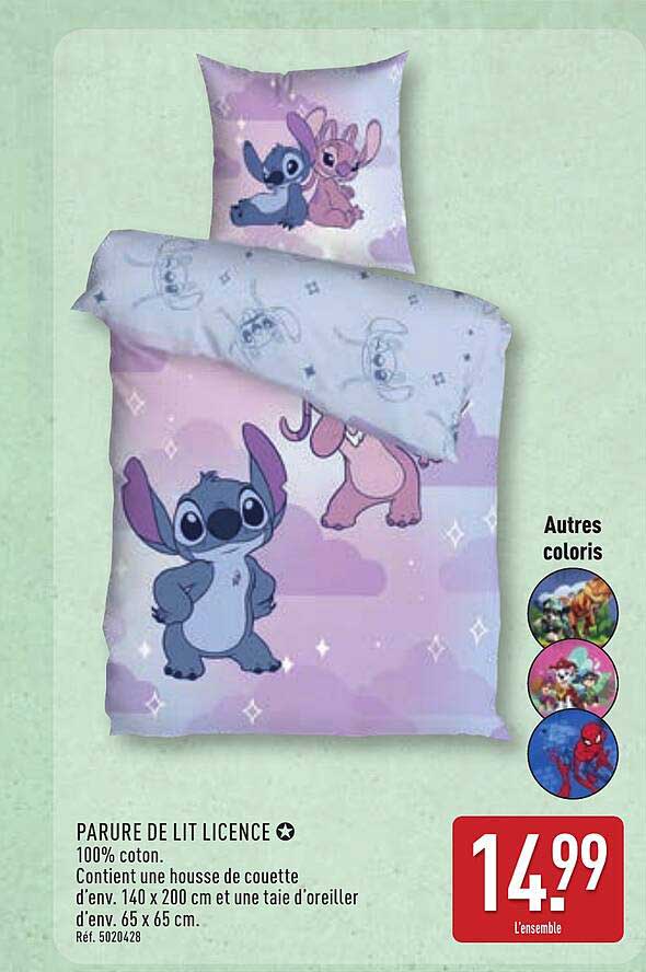 Parure de lit Licence