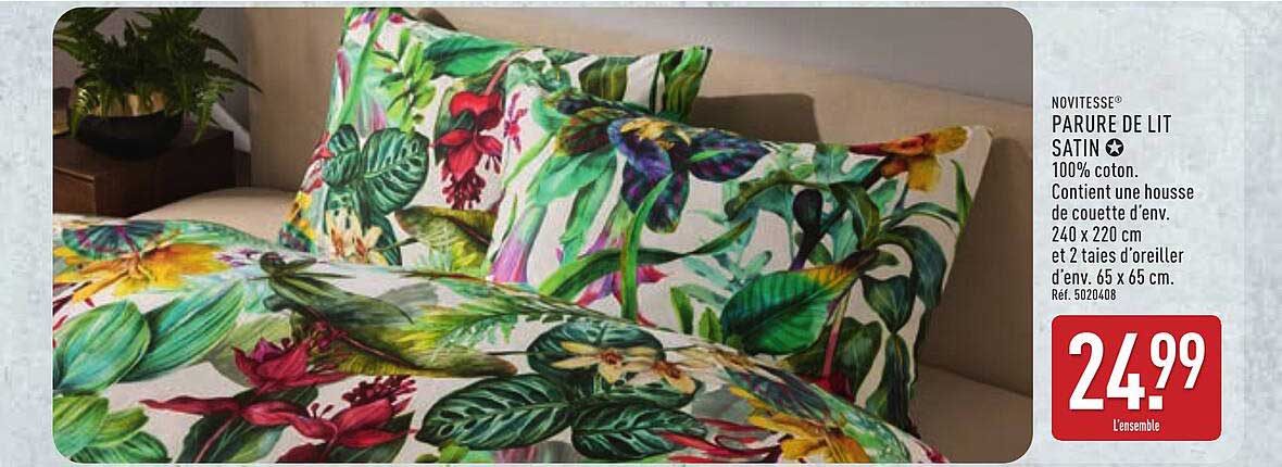 PARURE DE LIT SATIN