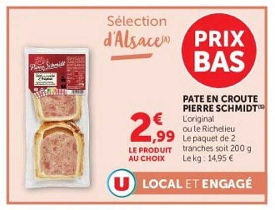PÂTE EN CROÛTE PIERRE SCHMIDT