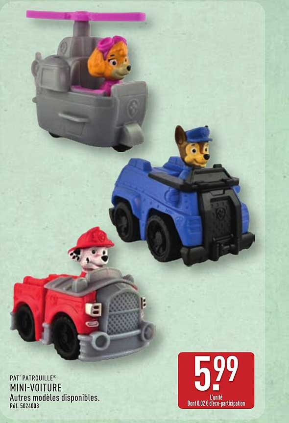 PAW PATROUILLE MINI-VOITURE