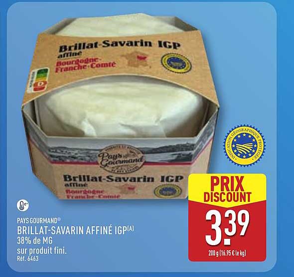 Pays Gourmand Brillat-Savarin Affiné IGP