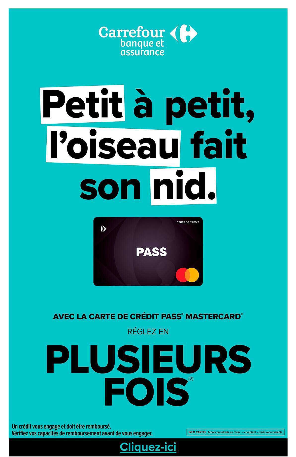 Petit à petit, l’oiseau fait son nid