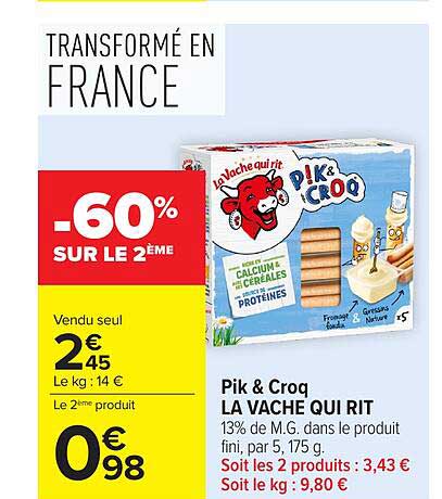 Pik & Croq LA VACHE QUI RIT