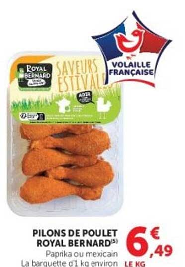 PILONS DE POULET ROYAL BERNARD