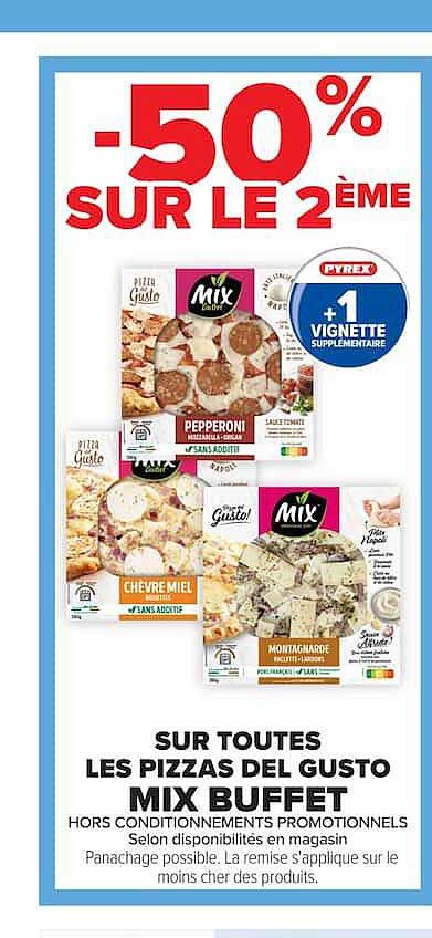 Pizzas Del Gusto Mix Buffet