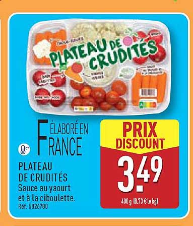 PLATEAU DE CRUDITÉS