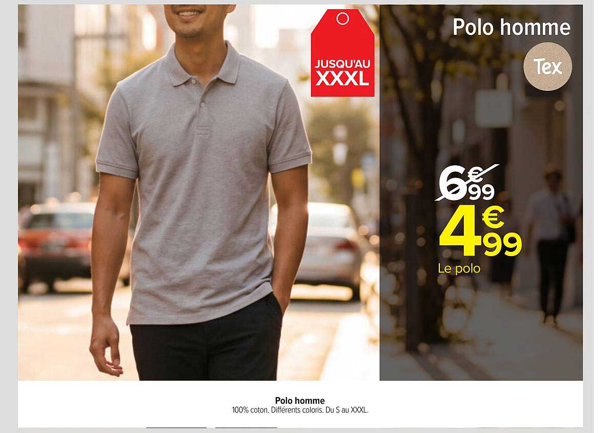 Polo homme