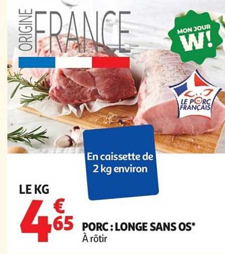 PORC : LONGE SANS OS*