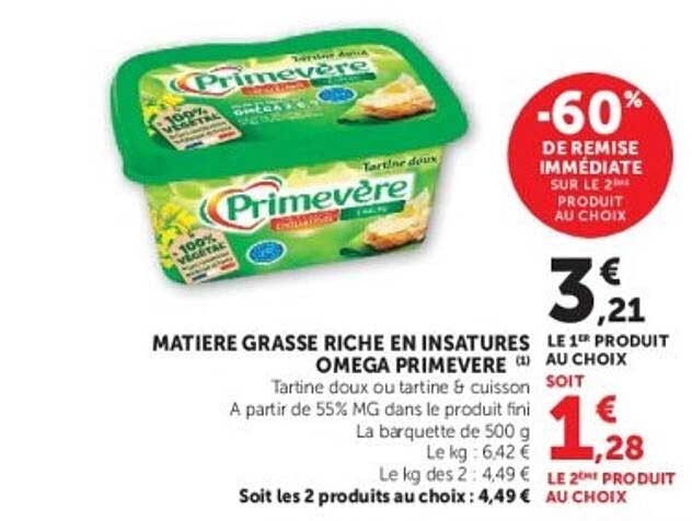 Primevere Tartine douce