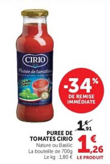 PUREE DE TOMATES CIRIO