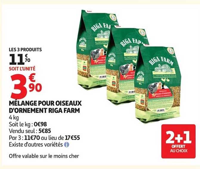 Riga Farm Mélange pour oiseaux d'ornement