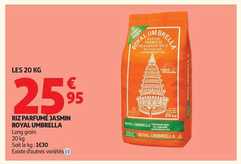 Royal Umbrella Riz parfumé jasmin