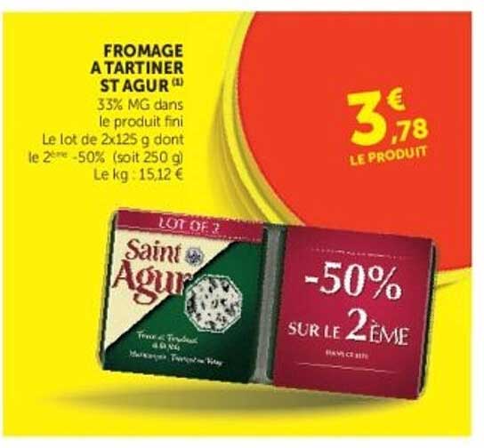 Saint Agur Fromage à tartiner