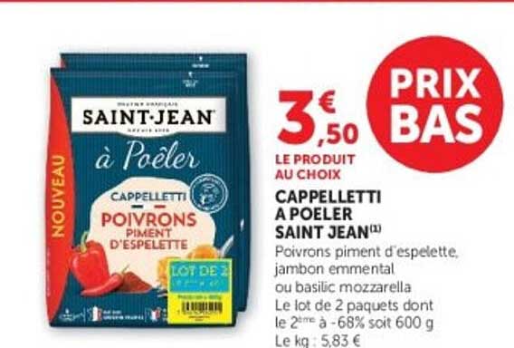 Saint Jean Cappelletti à Poêler