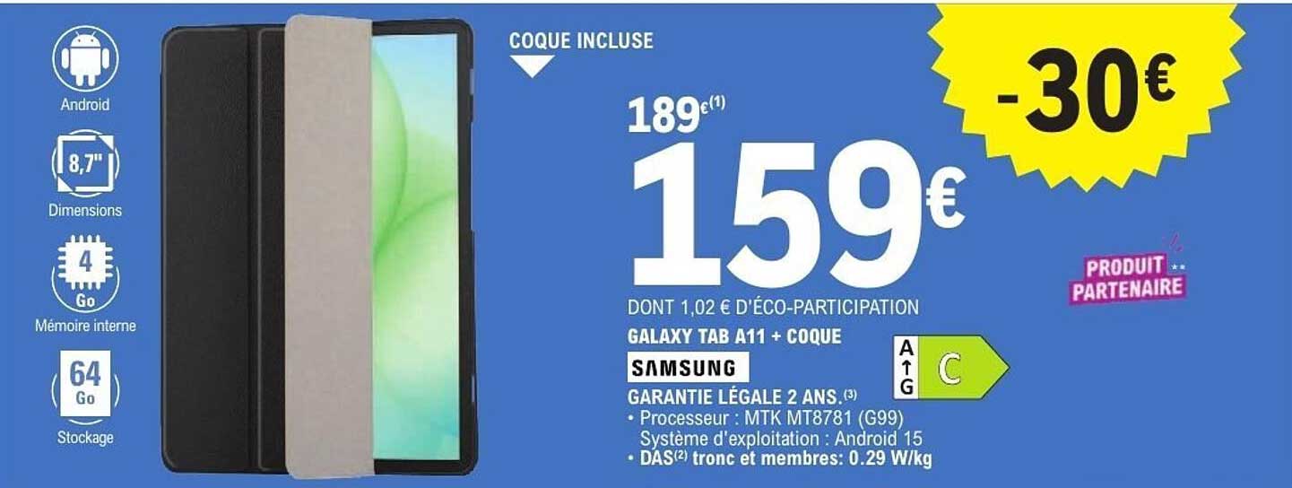 SAMSUNG GALAXY TAB A11