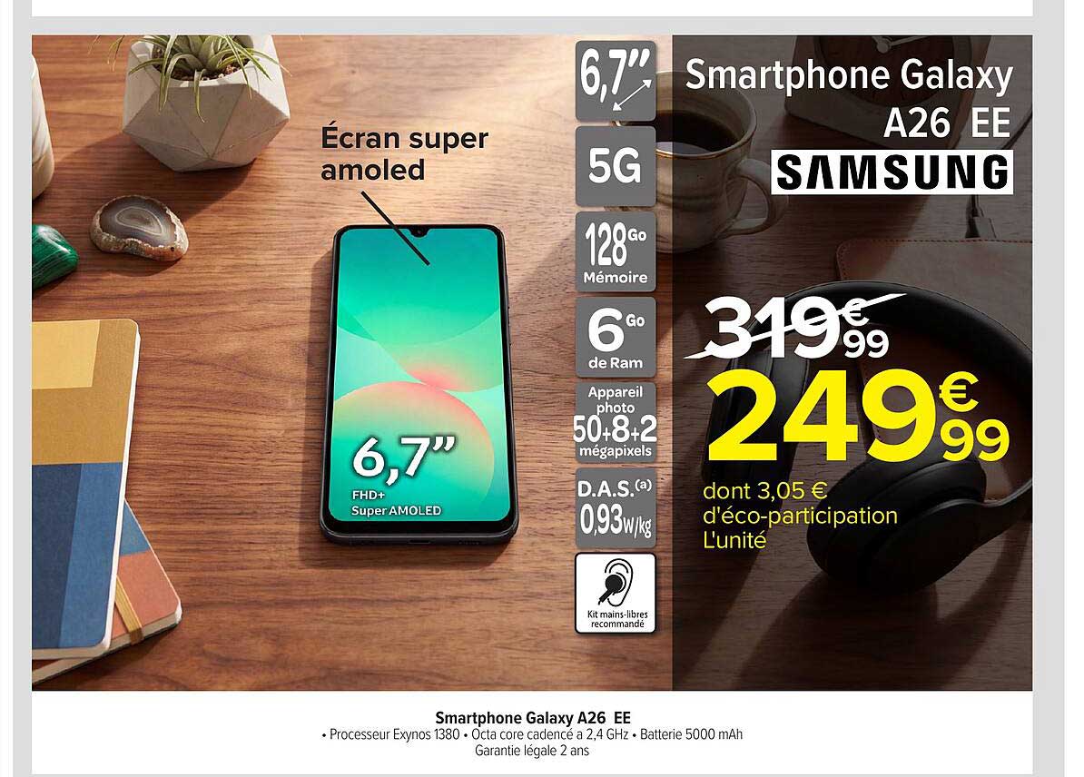 Samsung Smartphone Galaxy A26 EE