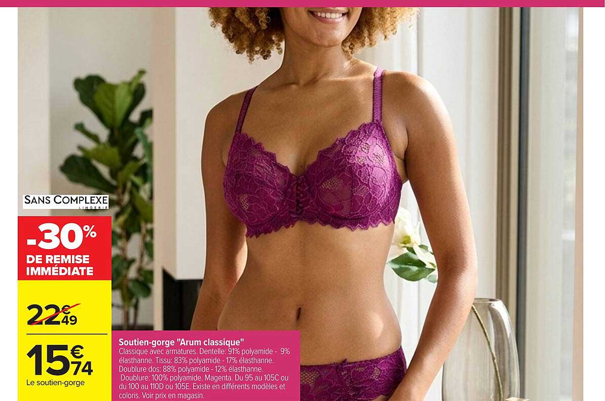 Sans Complexe Soutien-gorge "Arum classique