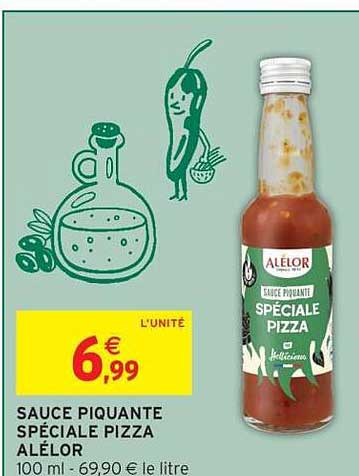 SAUCE PIQUANTE SPÉCIALE PIZZA ALÉLOR