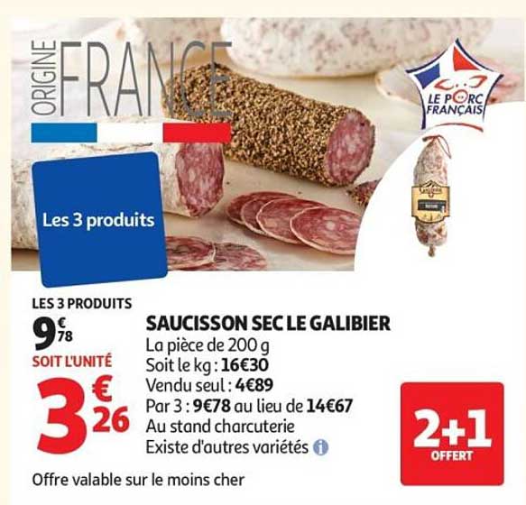 SAUCISSON SECLE GALIBIER