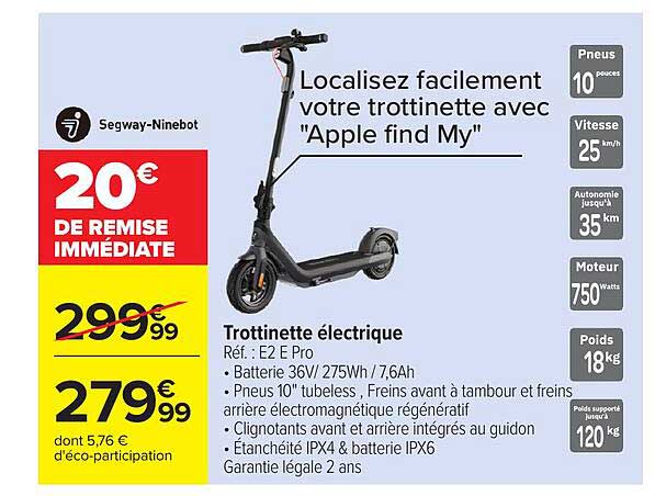 Segway-Ninebot Trottinette électrique